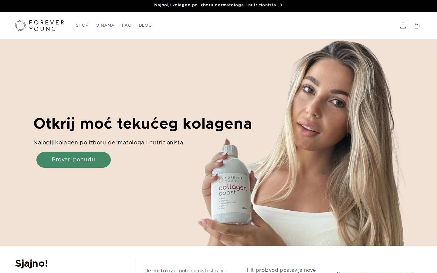 kolagenboost.rs homepage screenshot