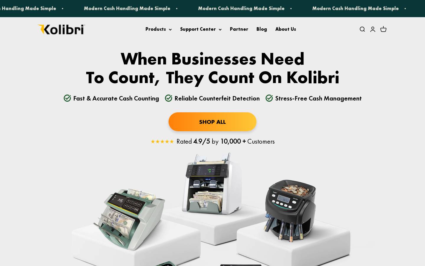 kolibriusa.com homepage screenshot