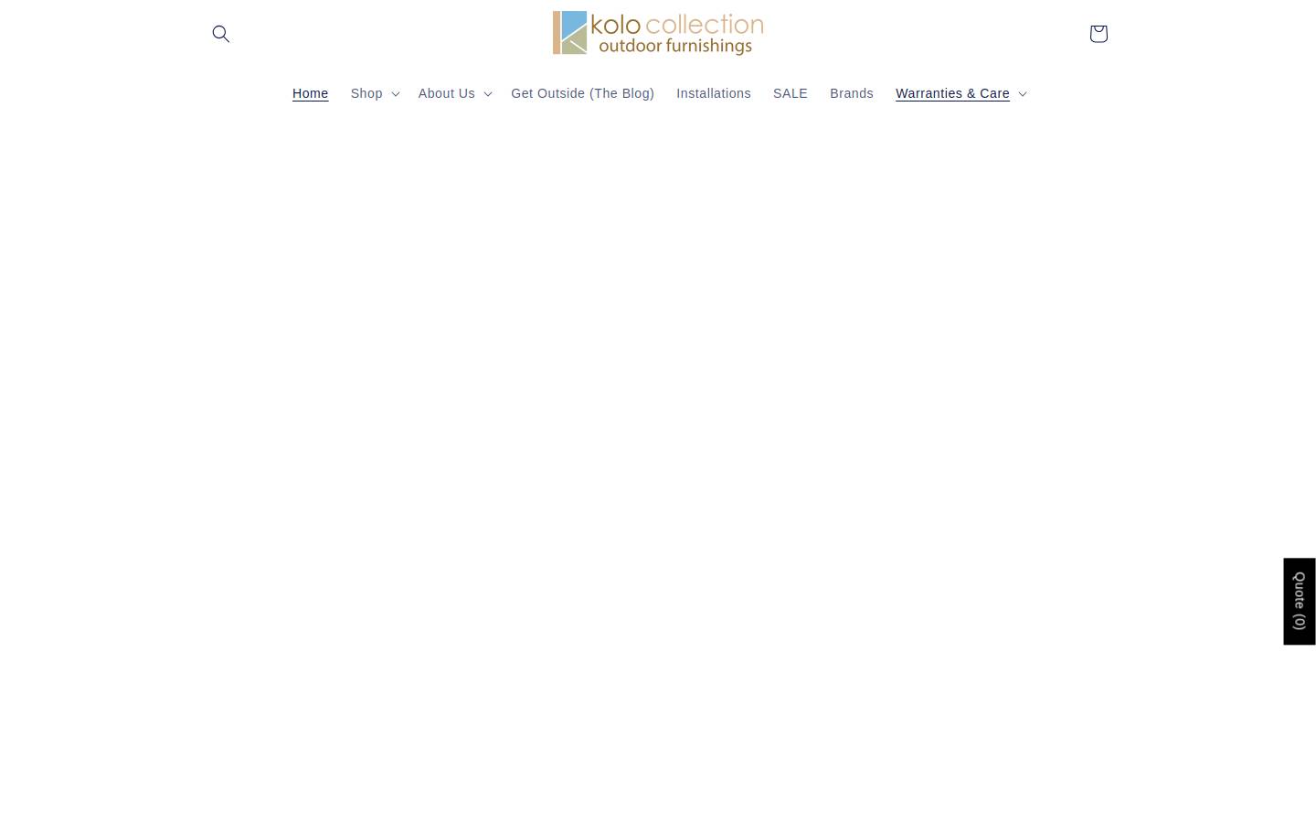 kolocollection.com homepage screenshot