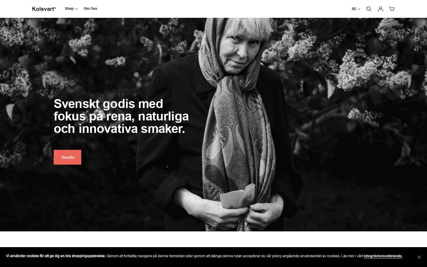 Kolsvart homepage screenshot