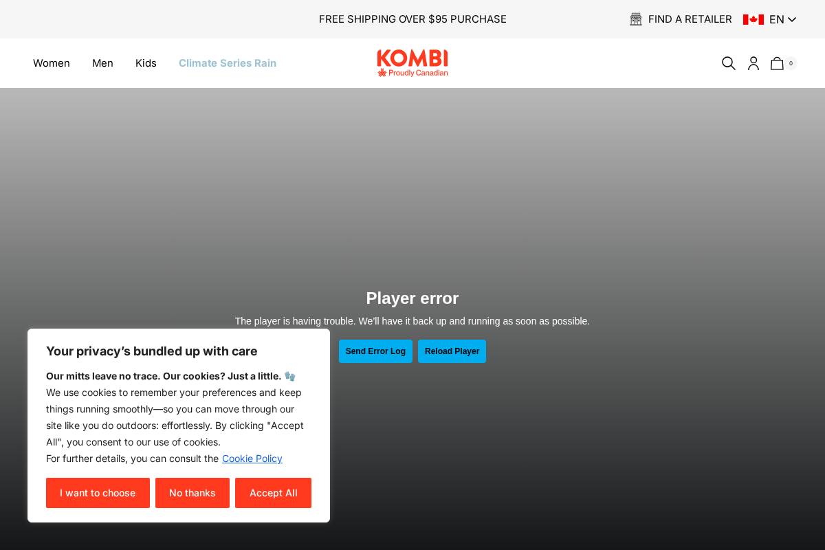 kombicanada.com homepage screenshot