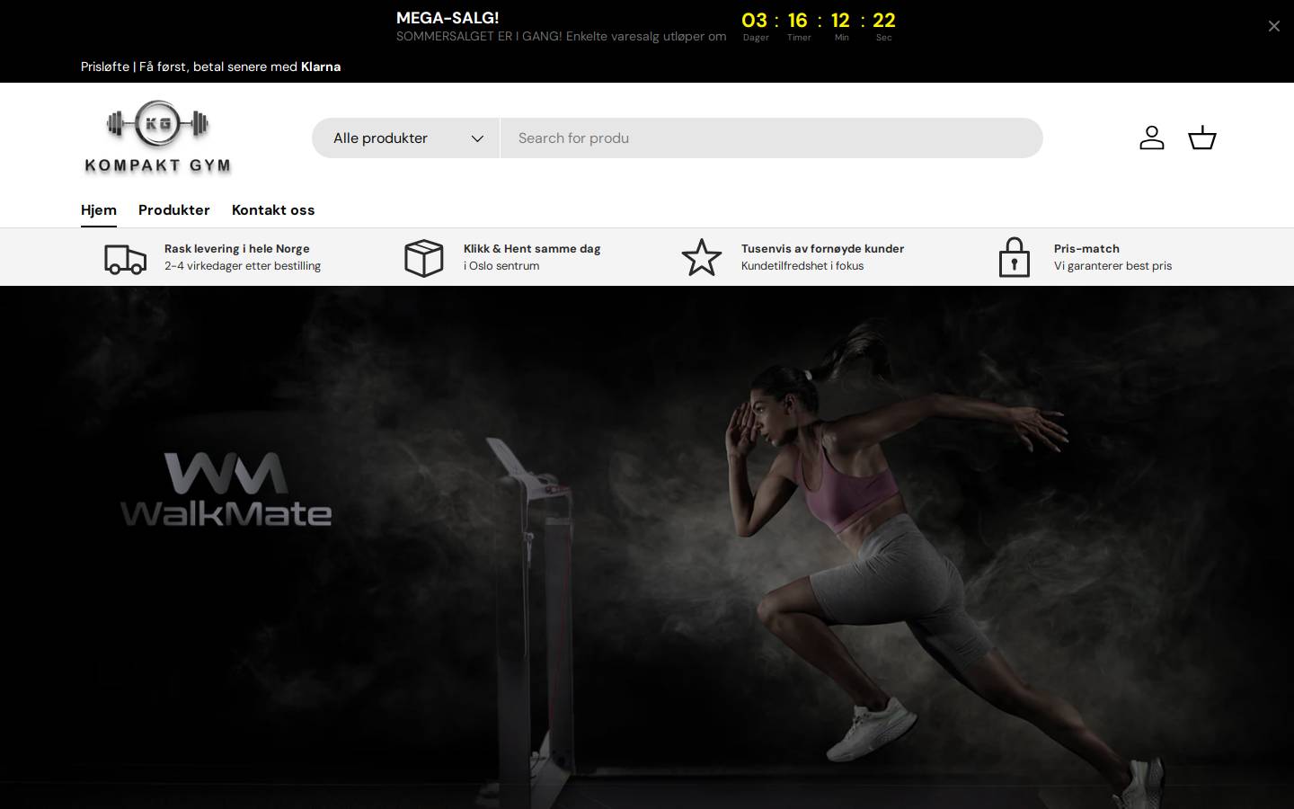 KompaktGym homepage screenshot