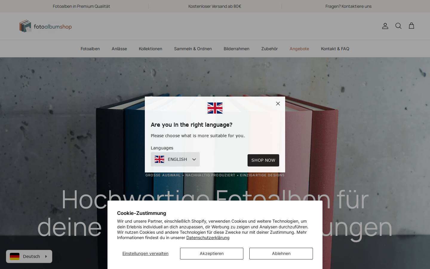 konfirmationsalben.de homepage screenshot