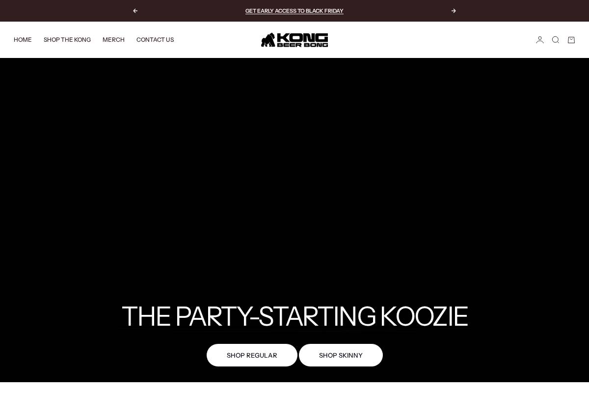 kongbeerbong.com homepage screenshot