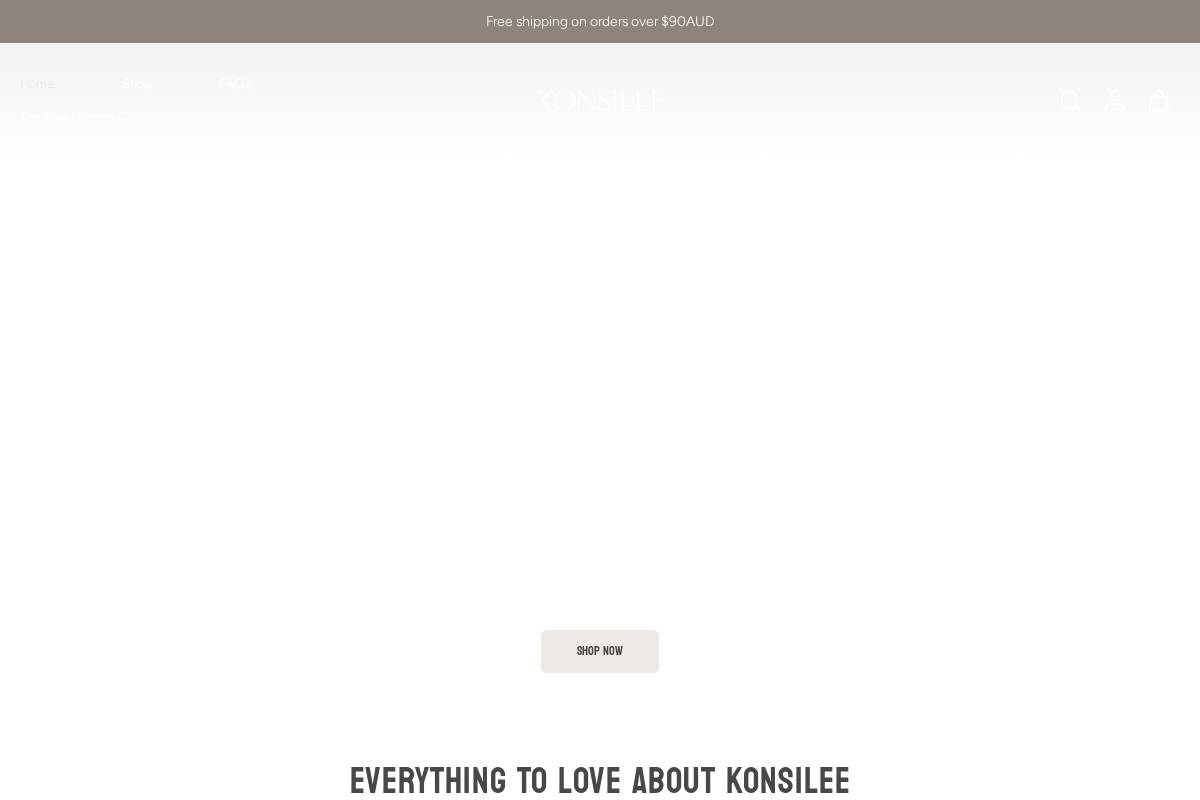 konsilee.com homepage screenshot