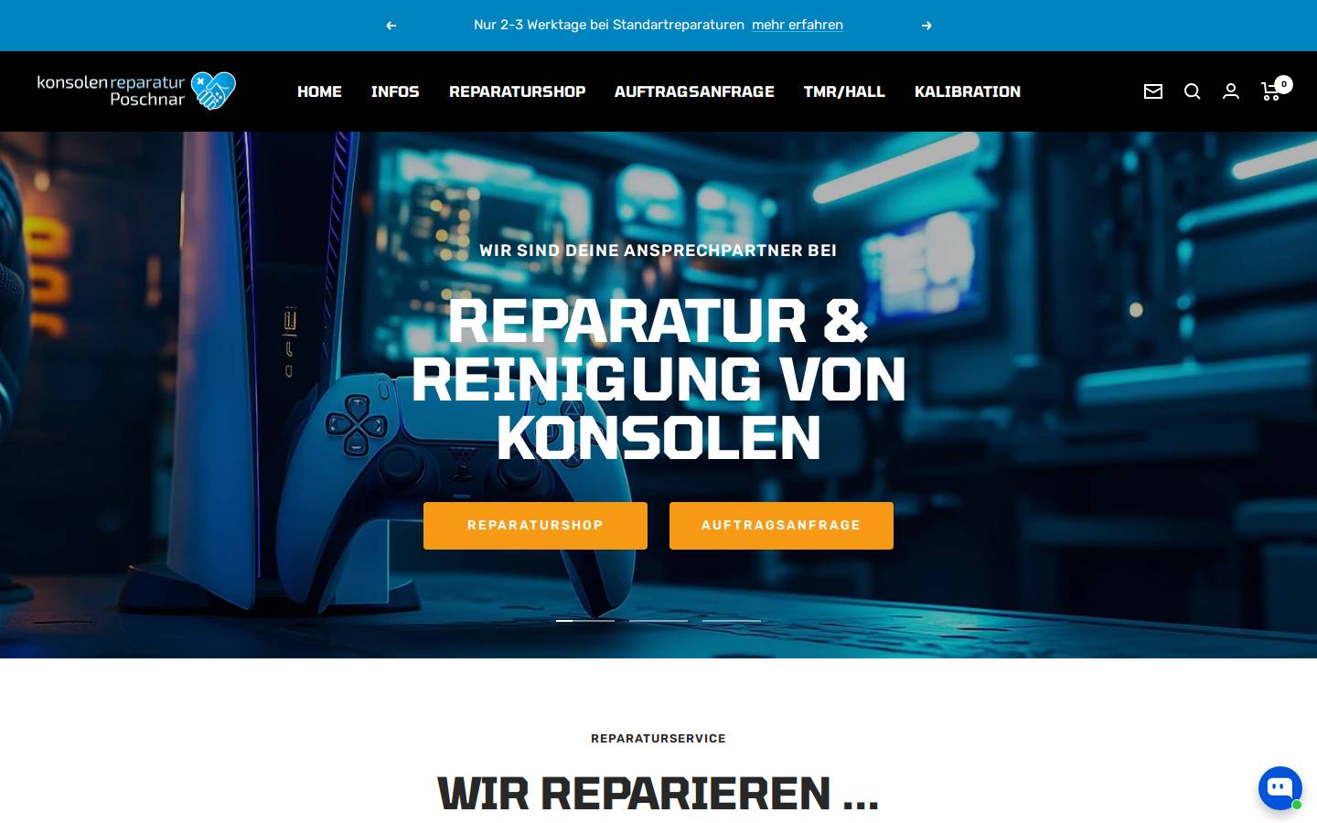 Konsolen-Reparatur.de Stade Altes Land homepage screenshot