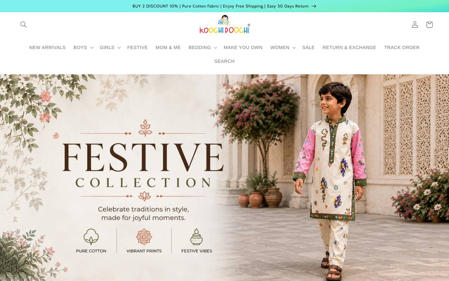 koochipoochi.com homepage screenshot