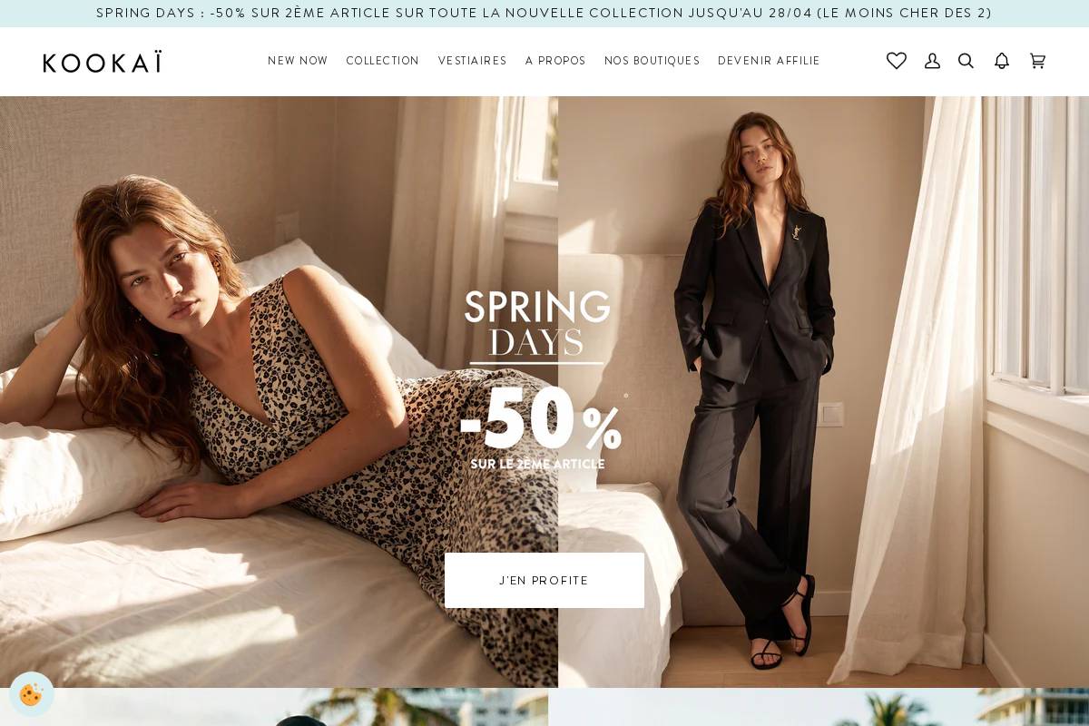 KOOKAÏ homepage screenshot