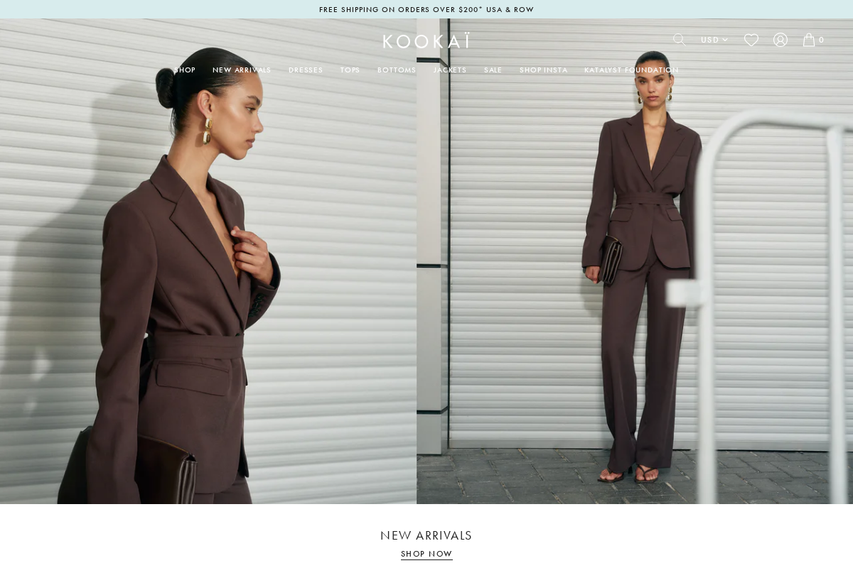 USA KOOKAÏ homepage screenshot