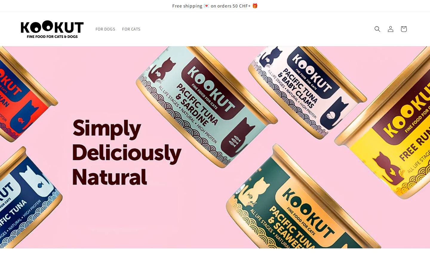 Kookut homepage screenshot