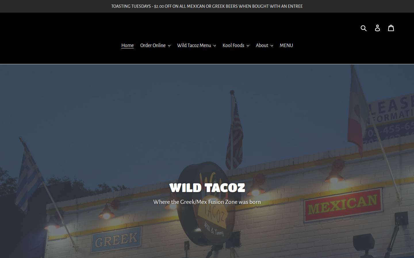 koolfoods.com homepage screenshot