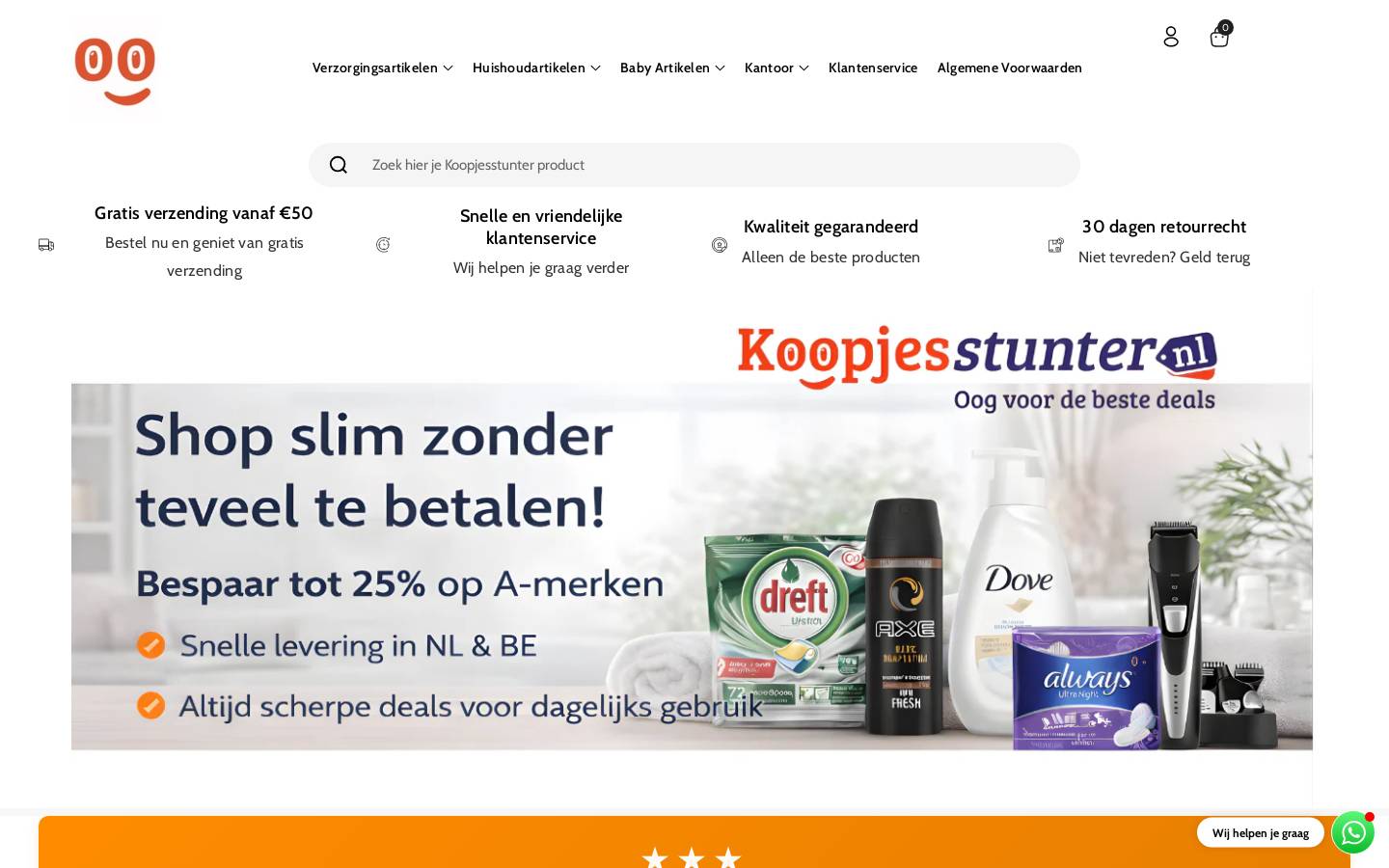 koopjesstunter.nl homepage screenshot