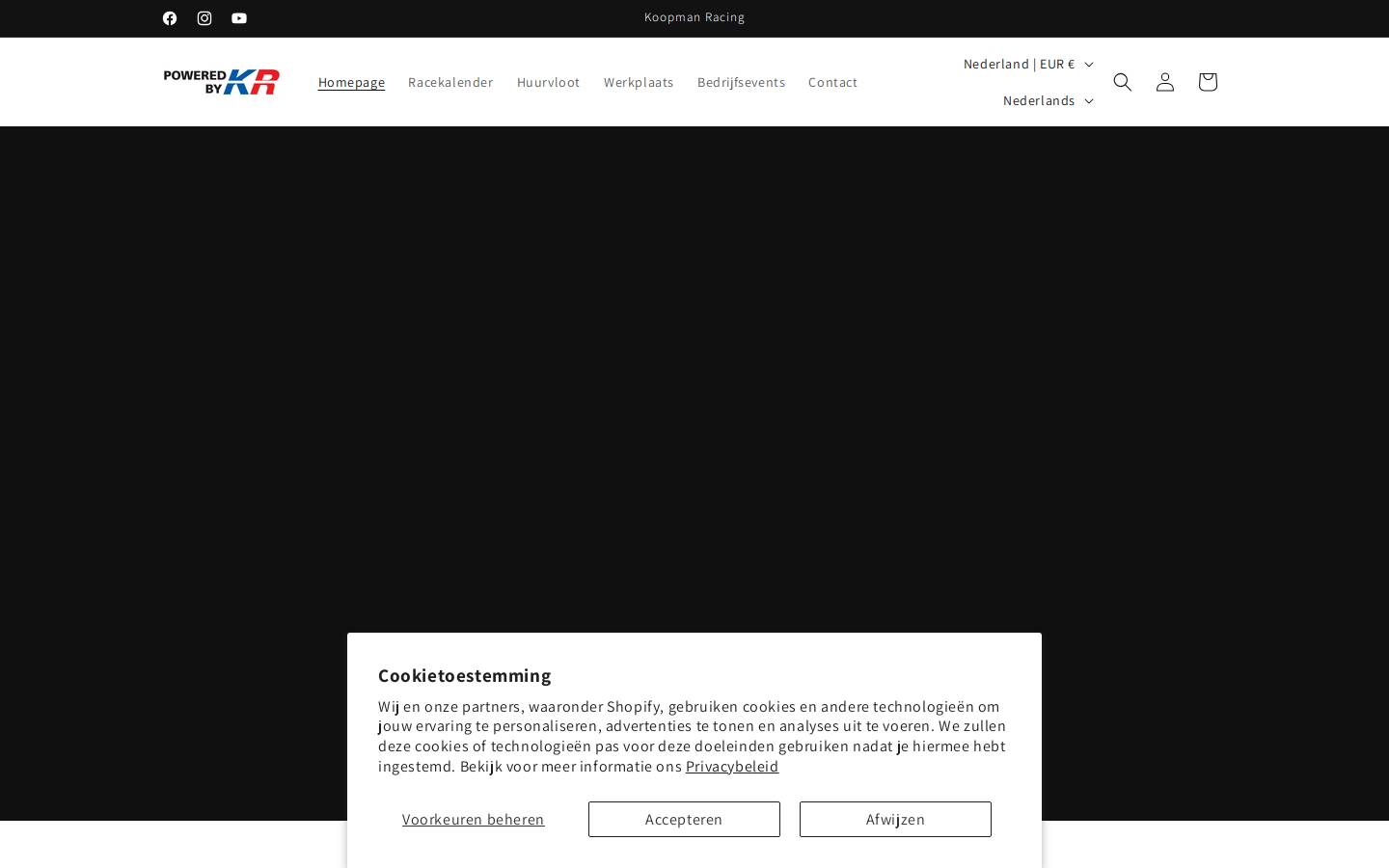 koopman-racing.nl homepage screenshot