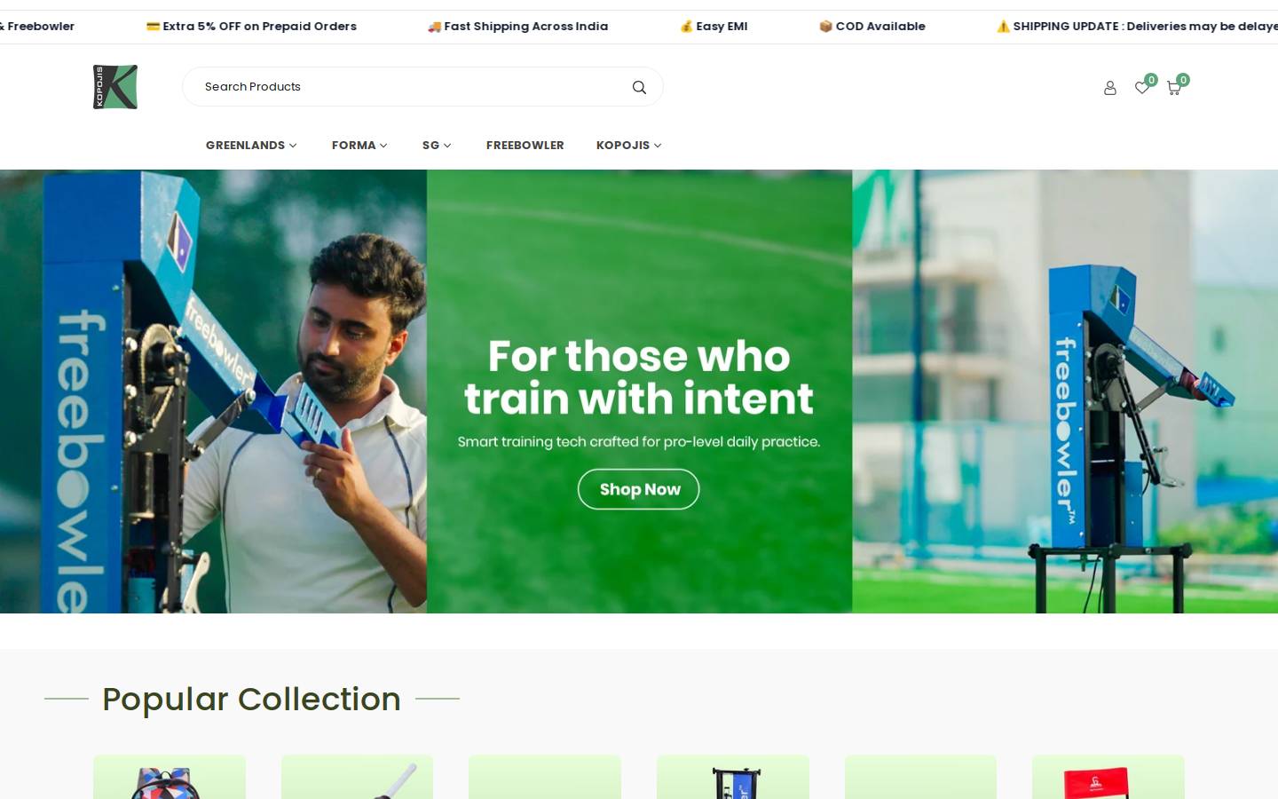 kopojis.com homepage screenshot