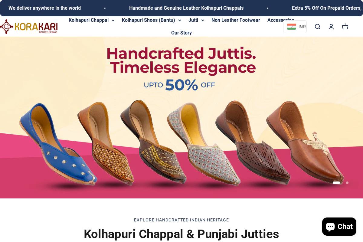 korakari.com homepage screenshot