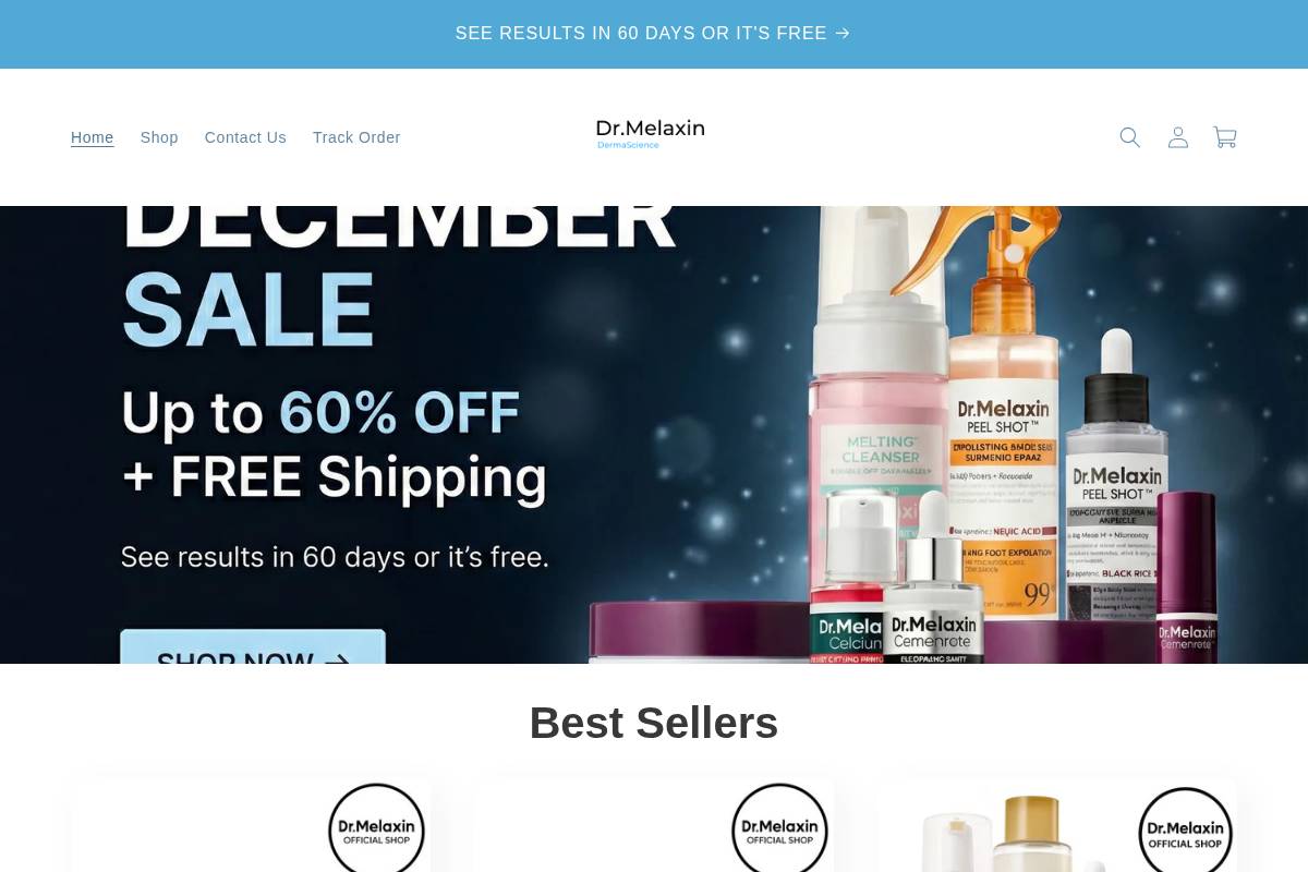 korean-glow.us homepage screenshot