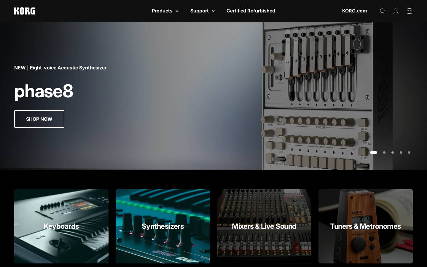 korgusshop.com homepage screenshot