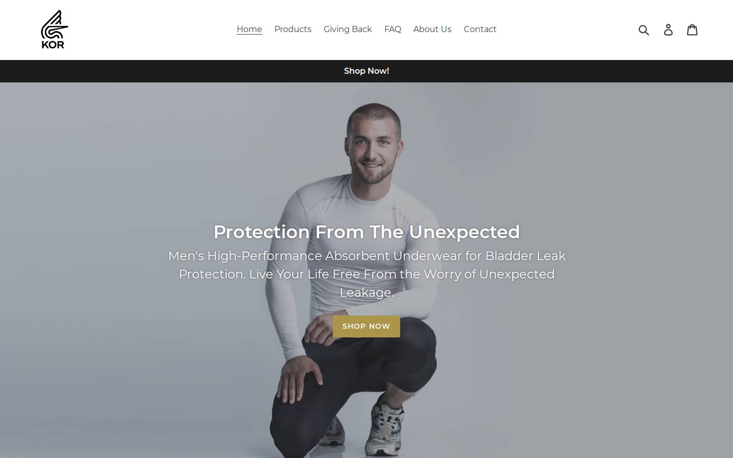 korperformance.com homepage screenshot
