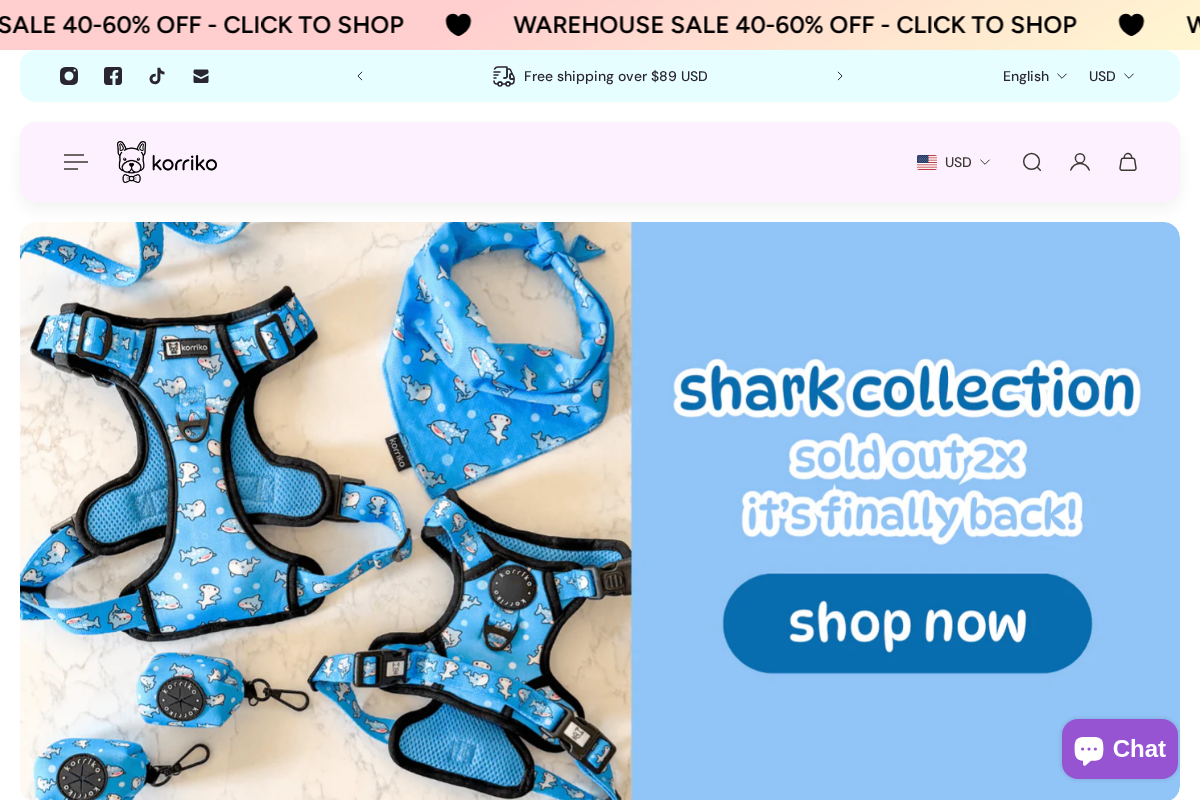 korriko.com homepage screenshot