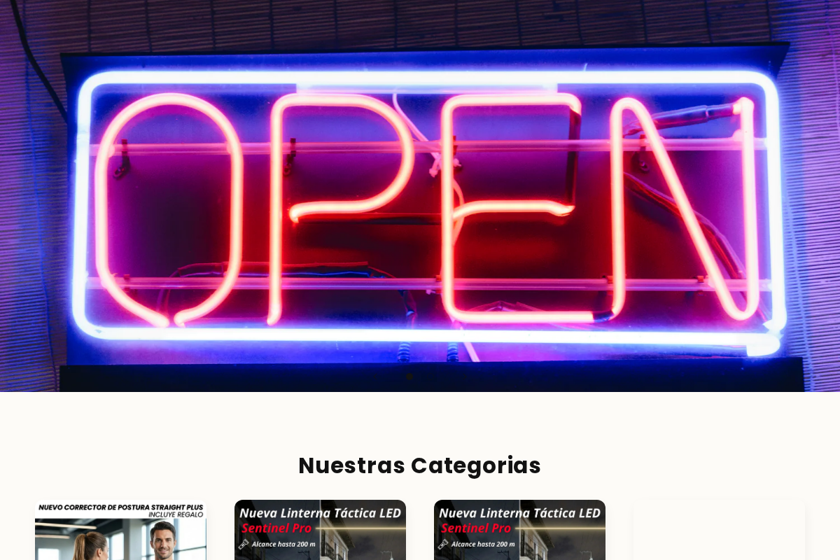 KÖR STORE homepage screenshot