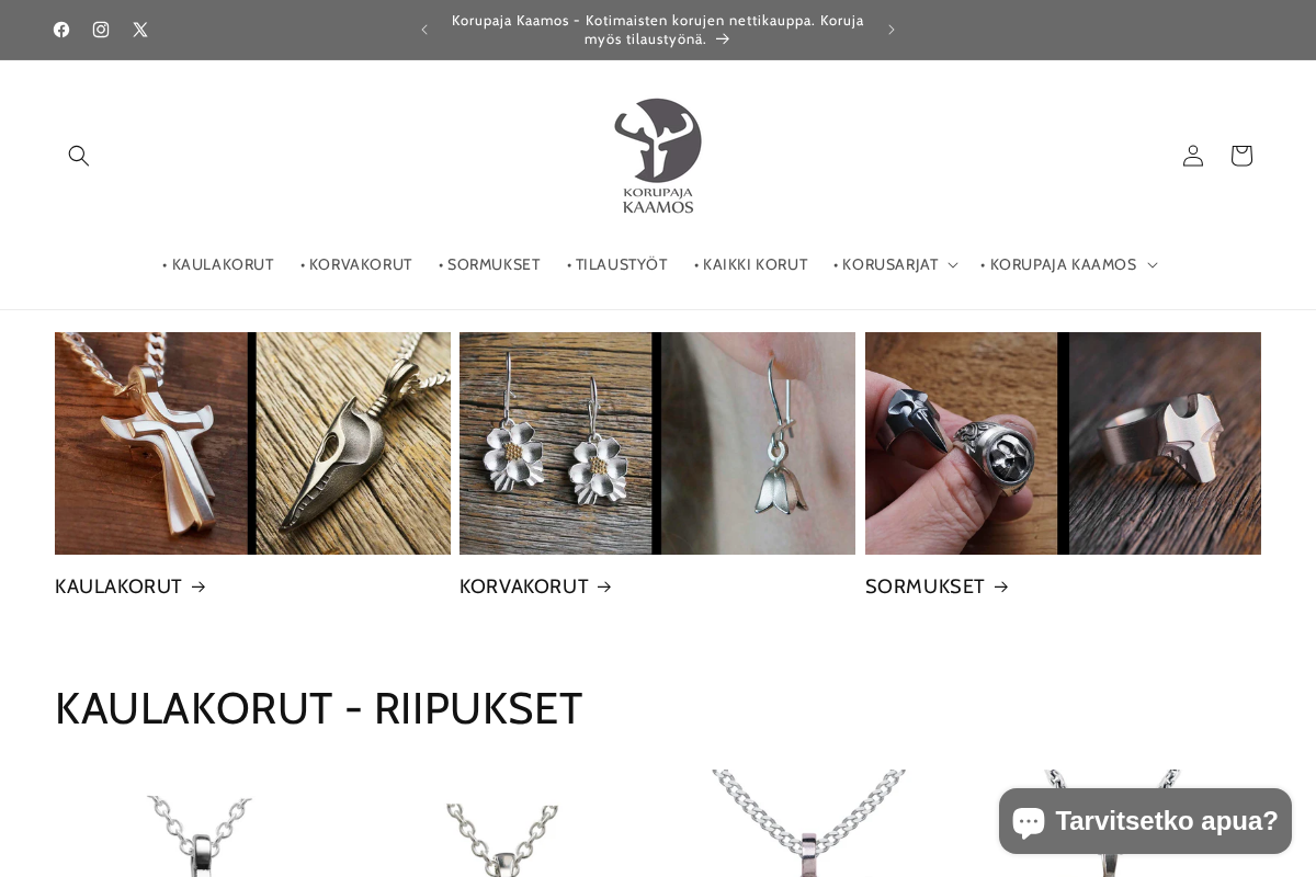 Korupaja Kaamos homepage screenshot