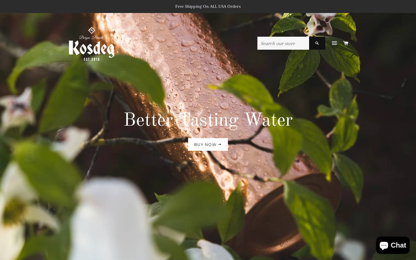 kosdegbrand.com homepage screenshot
