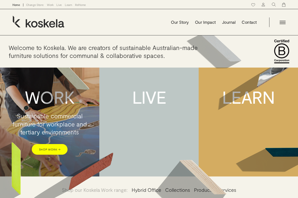 koskela.com.au homepage screenshot