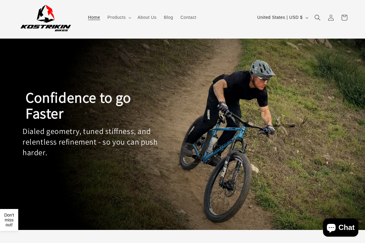 kostrikin.com homepage screenshot