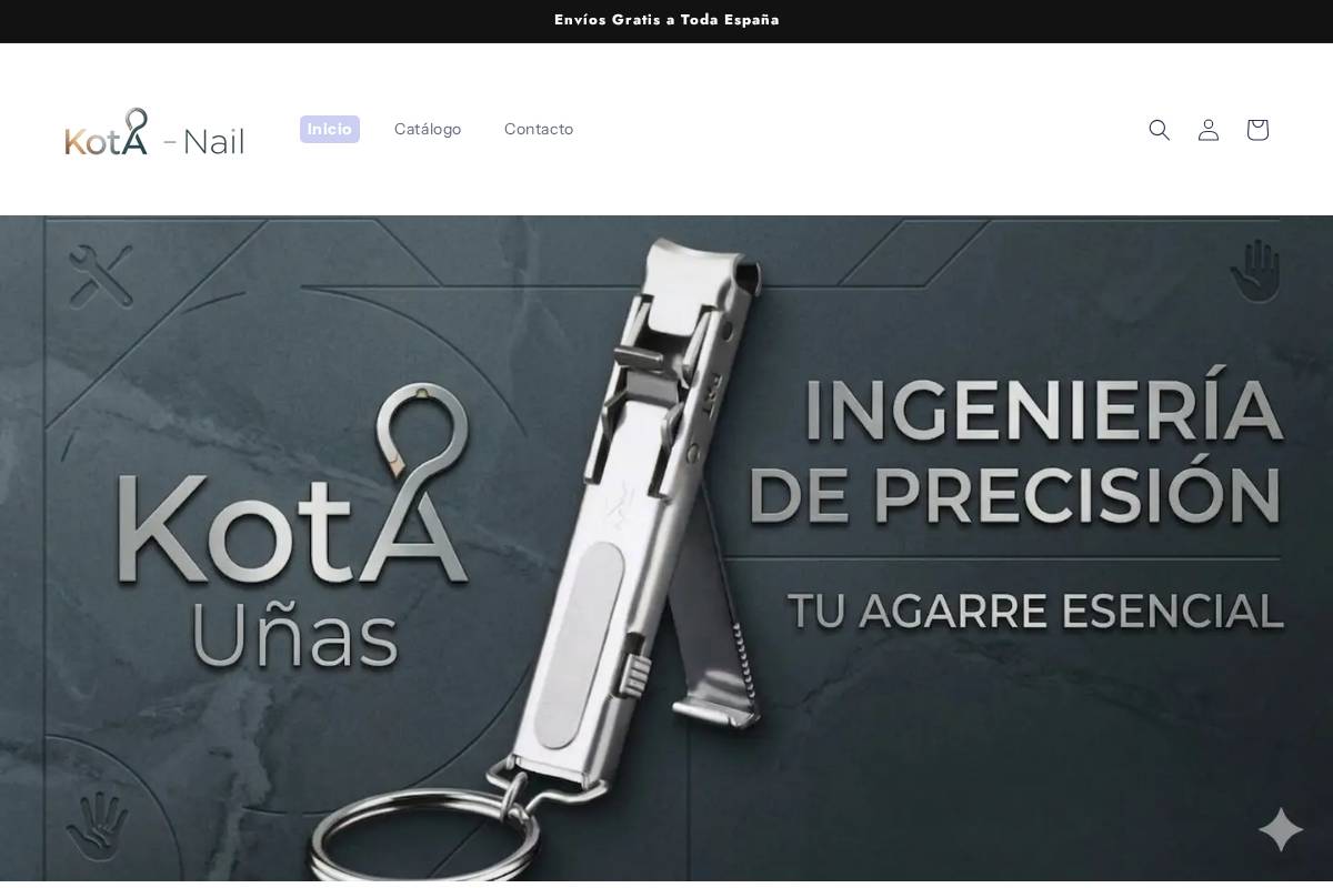 kotanail.store homepage screenshot