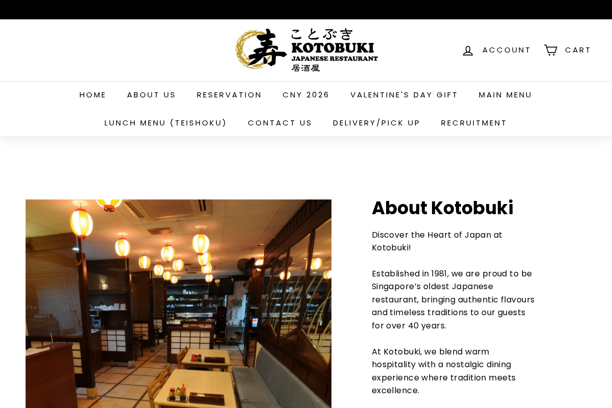 kotobuki.com.sg homepage screenshot