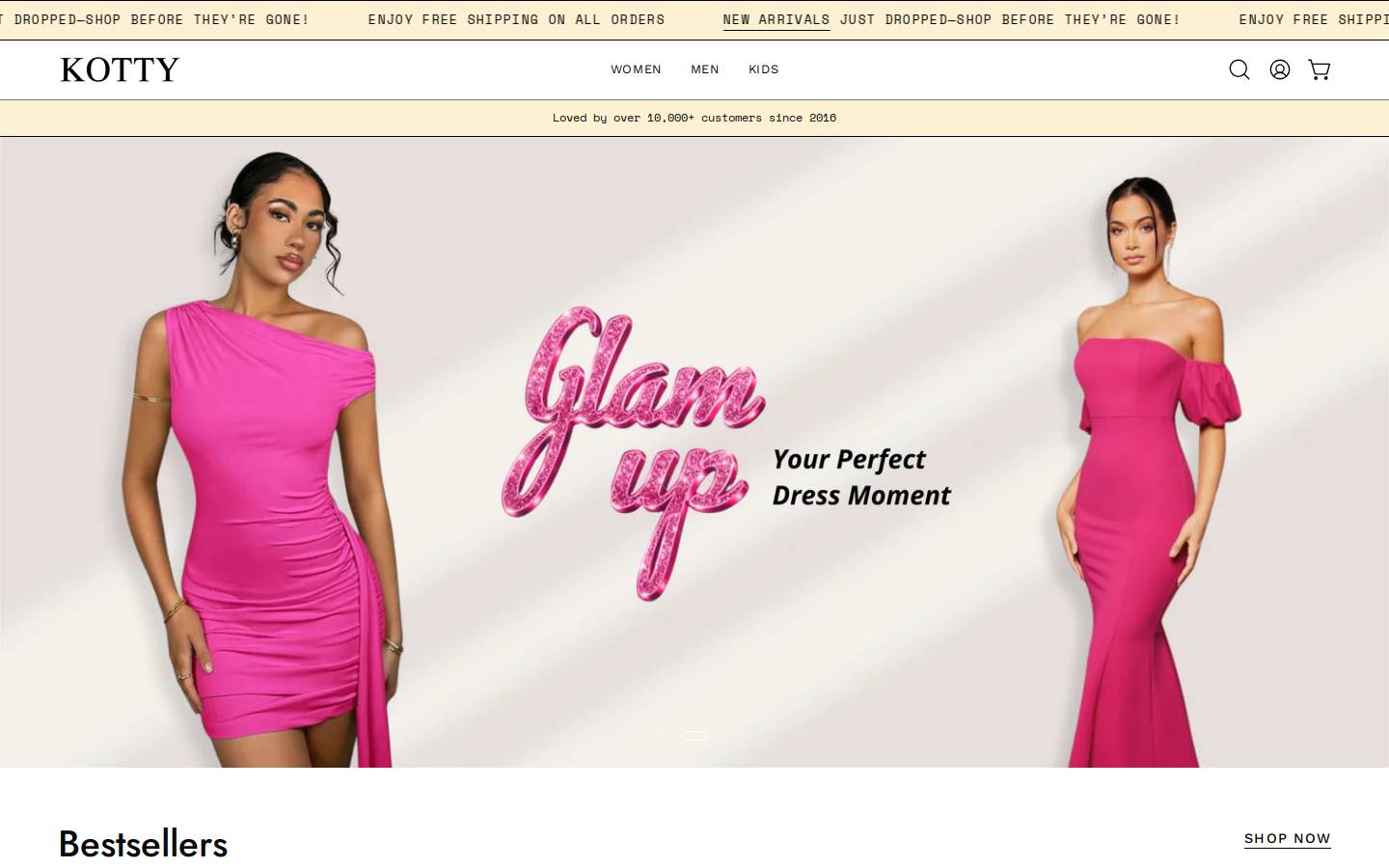kotty.in homepage screenshot
