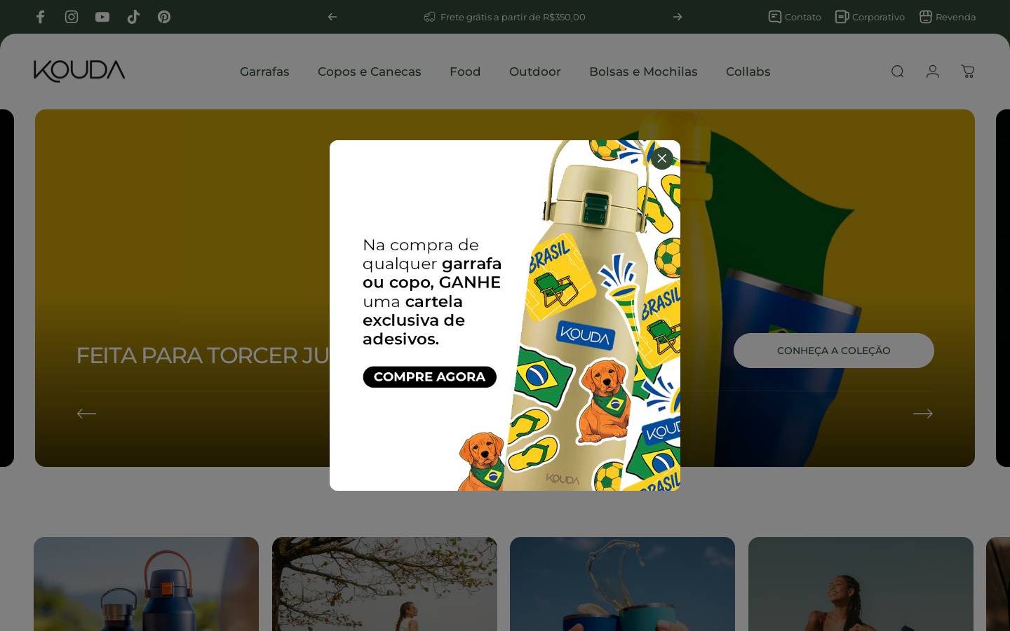 kouda.com.br homepage screenshot