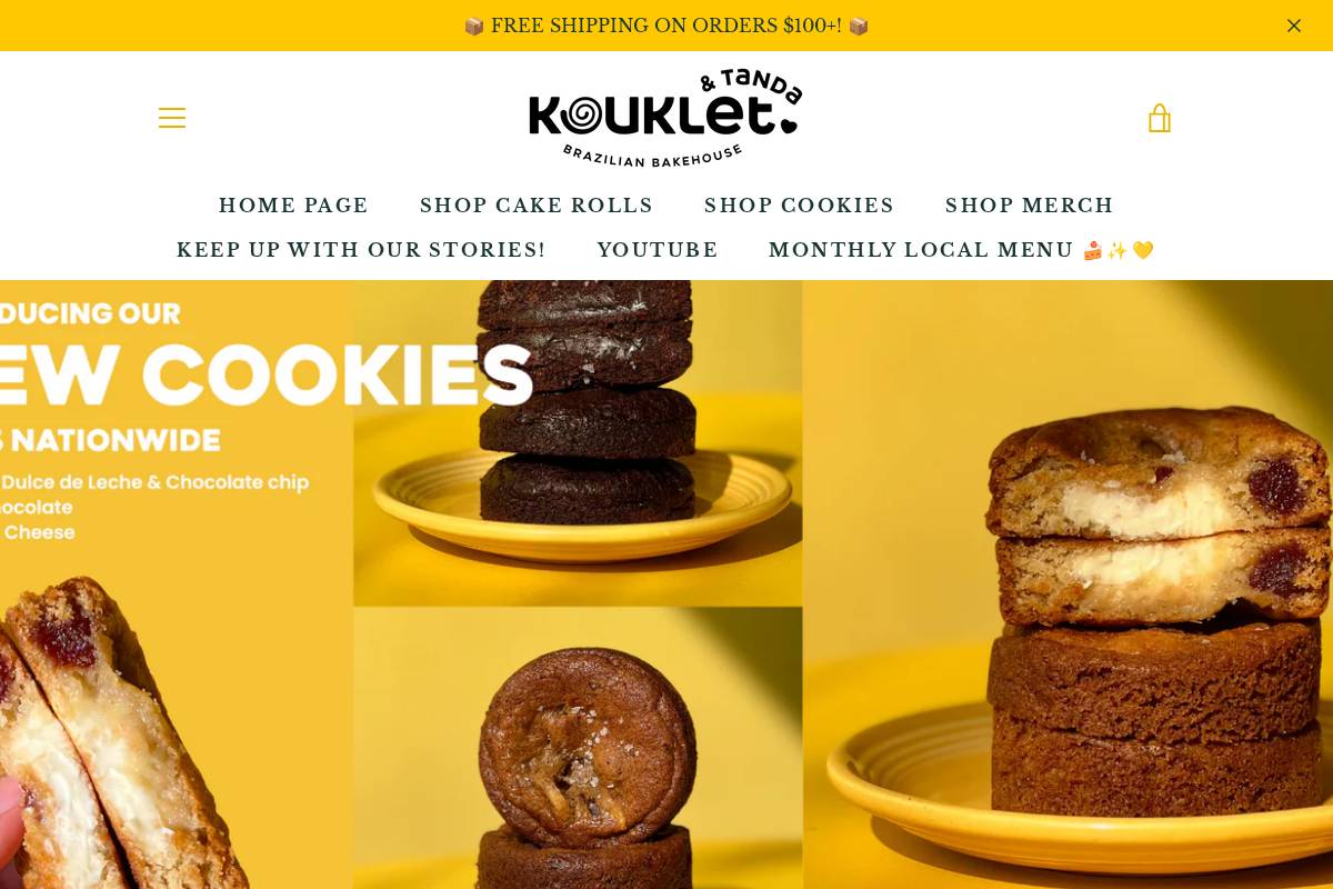 kouklet.com homepage screenshot