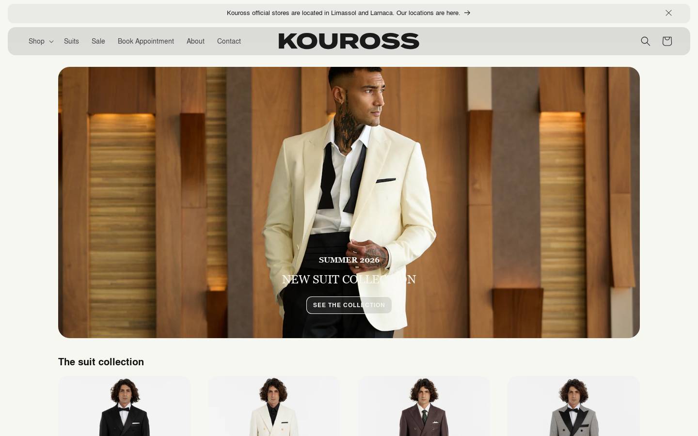 kourossonline.com homepage screenshot