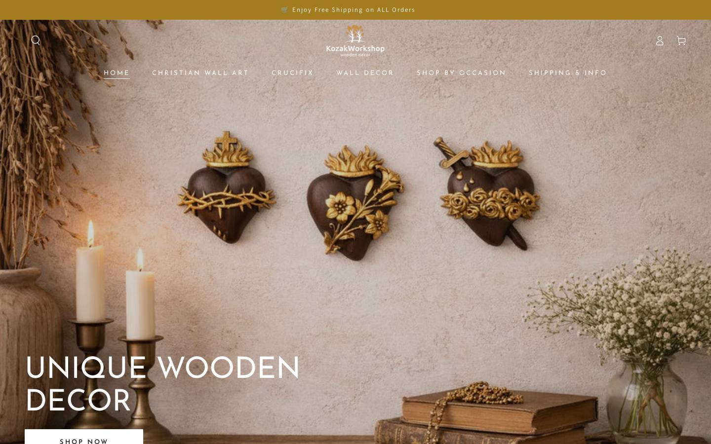 kozakworks.com homepage screenshot