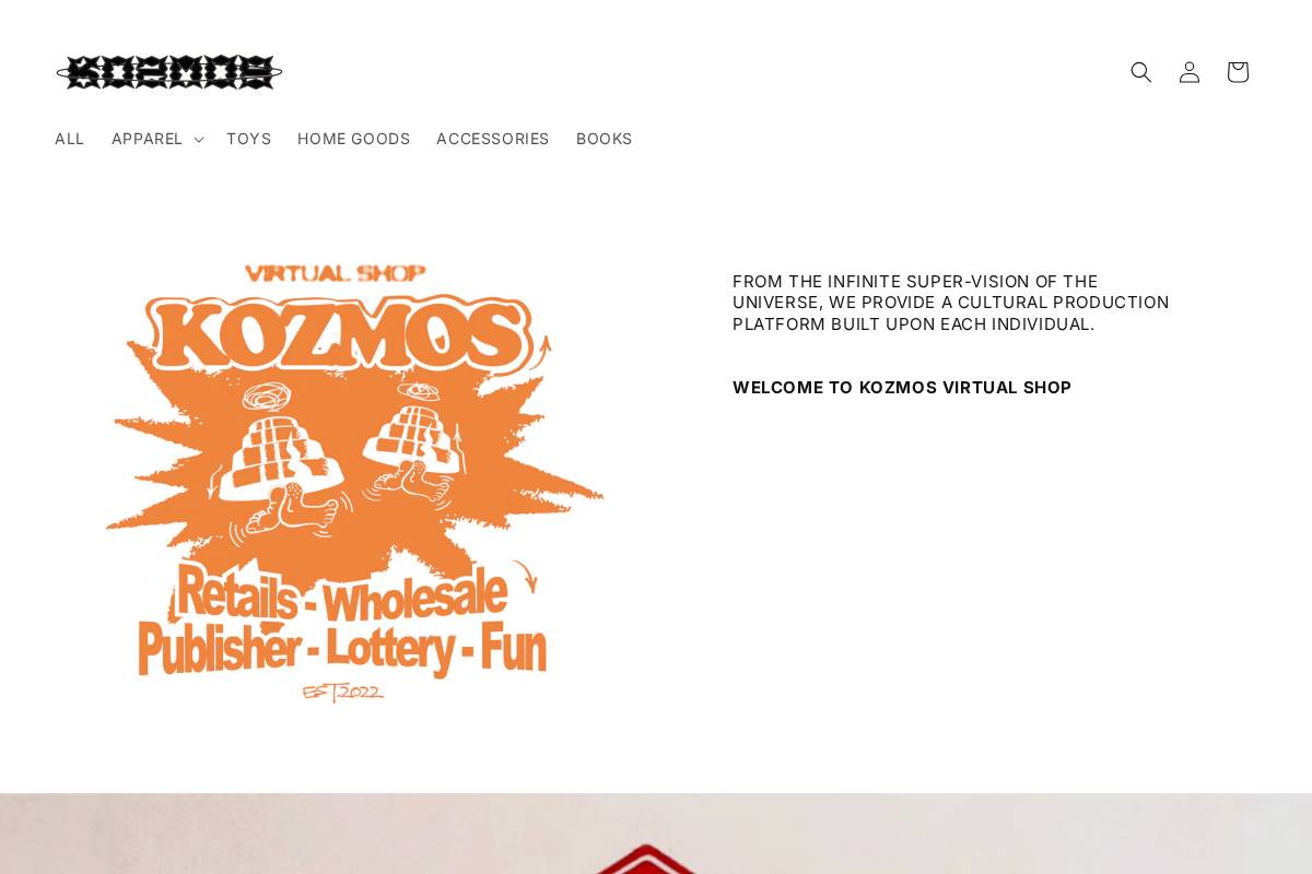 kozmos-production.com homepage screenshot