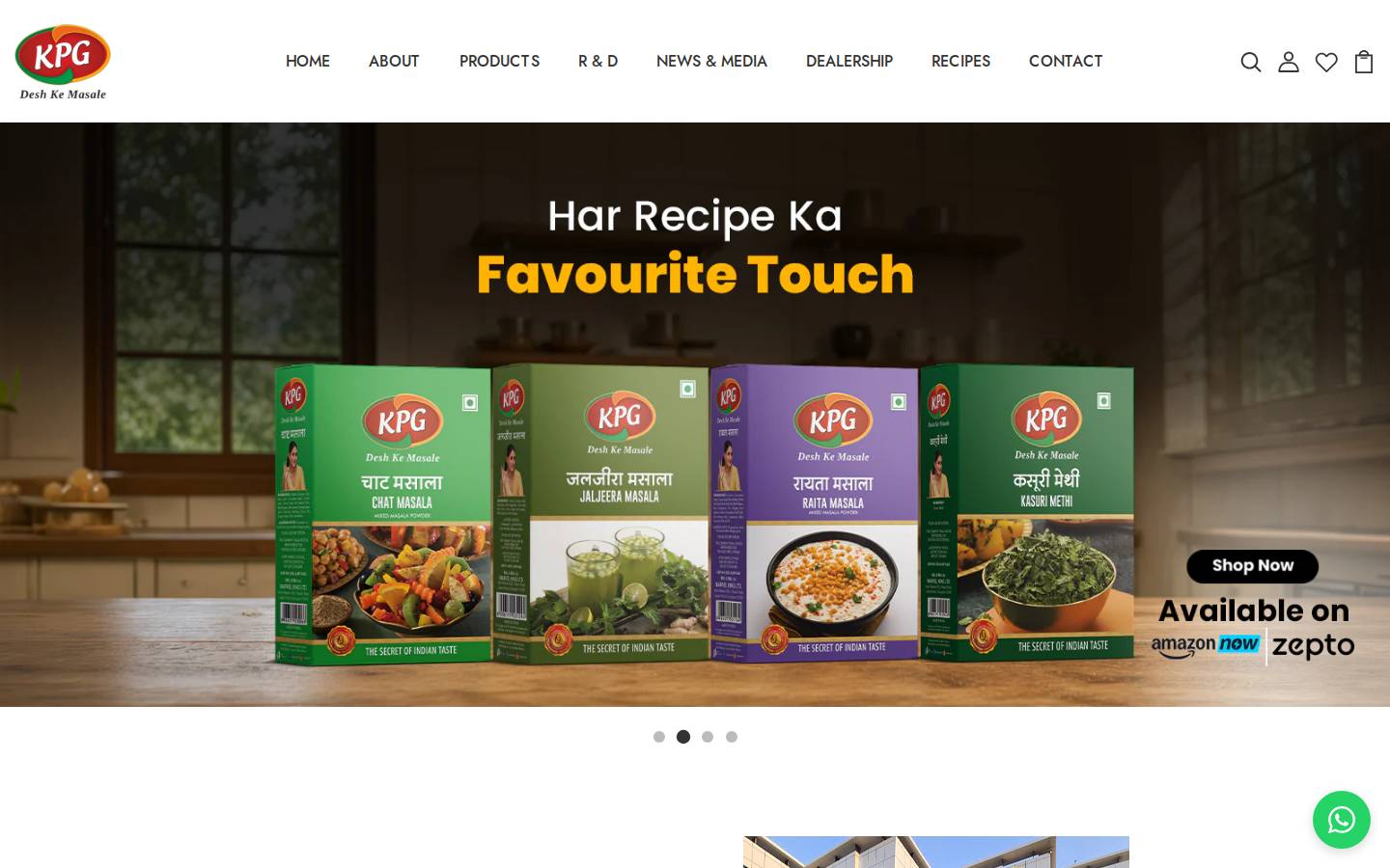 kpgmasale.com homepage screenshot