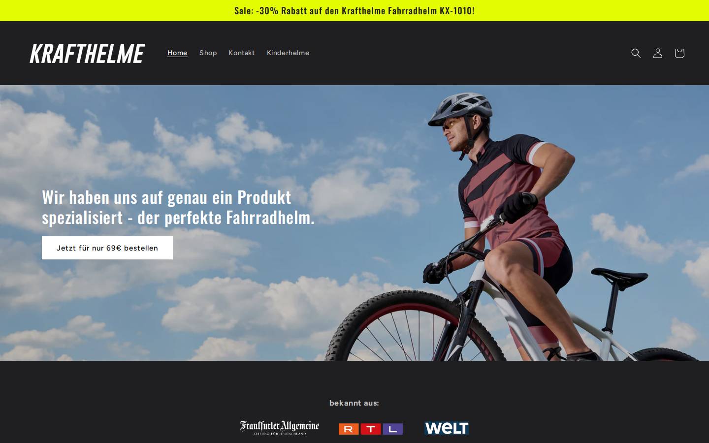 krafthelme.de homepage screenshot