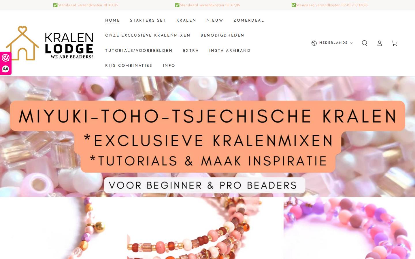 kralenlodge.com homepage screenshot