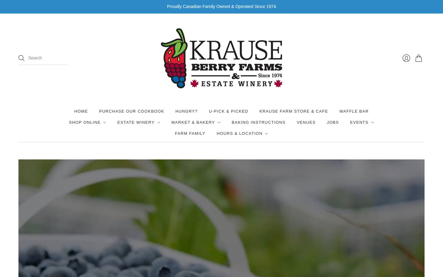 Krause Berry Farms - Home homepage screenshot