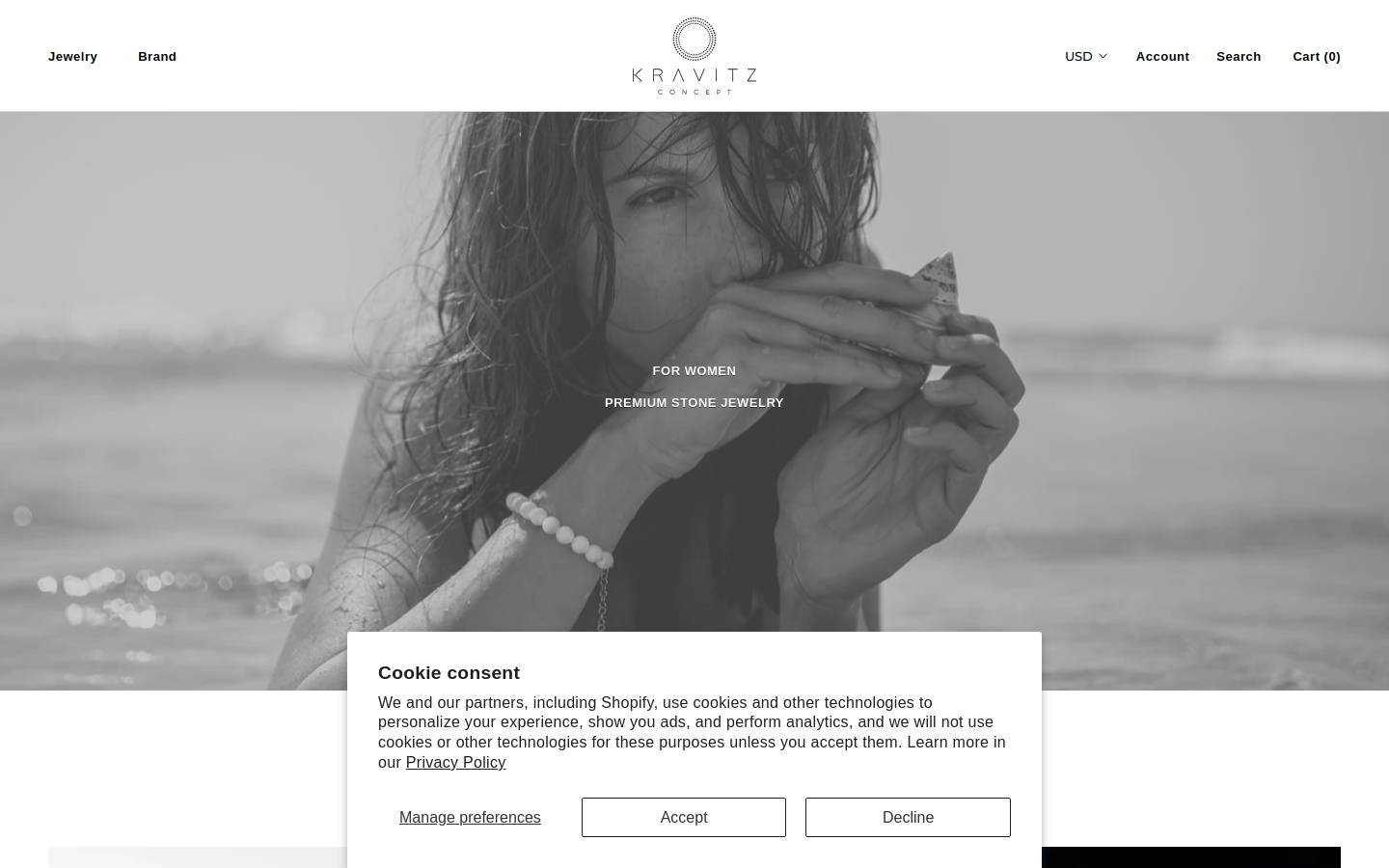 kravitzconcept.com homepage screenshot