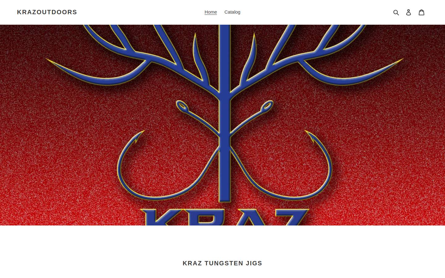 krazoutdoors.com homepage screenshot