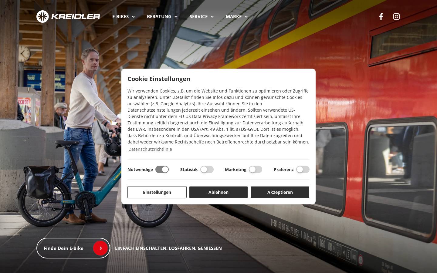 kreidler.com homepage screenshot