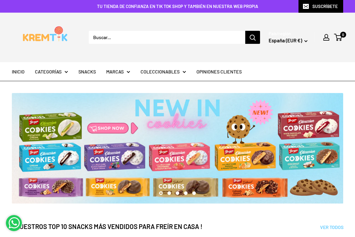 Kremtik homepage screenshot