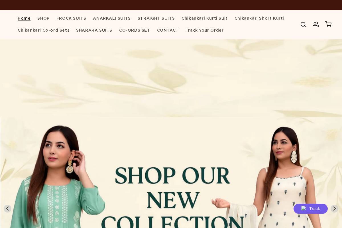 Kridha Fashion homepage screenshot