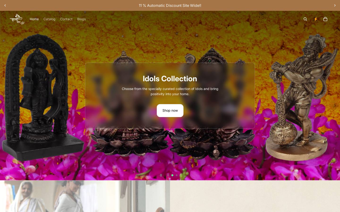 krishnabhog.com homepage screenshot