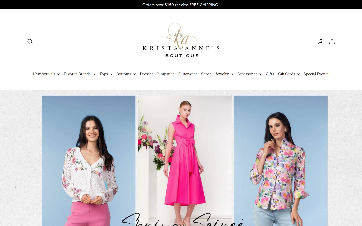 kristaannes.com homepage screenshot