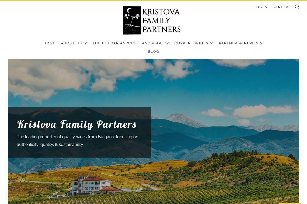 kristovafamilypartners.com homepage screenshot