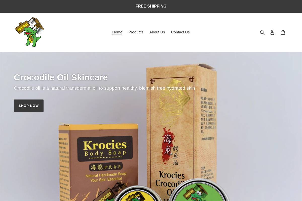 krocies.com homepage screenshot