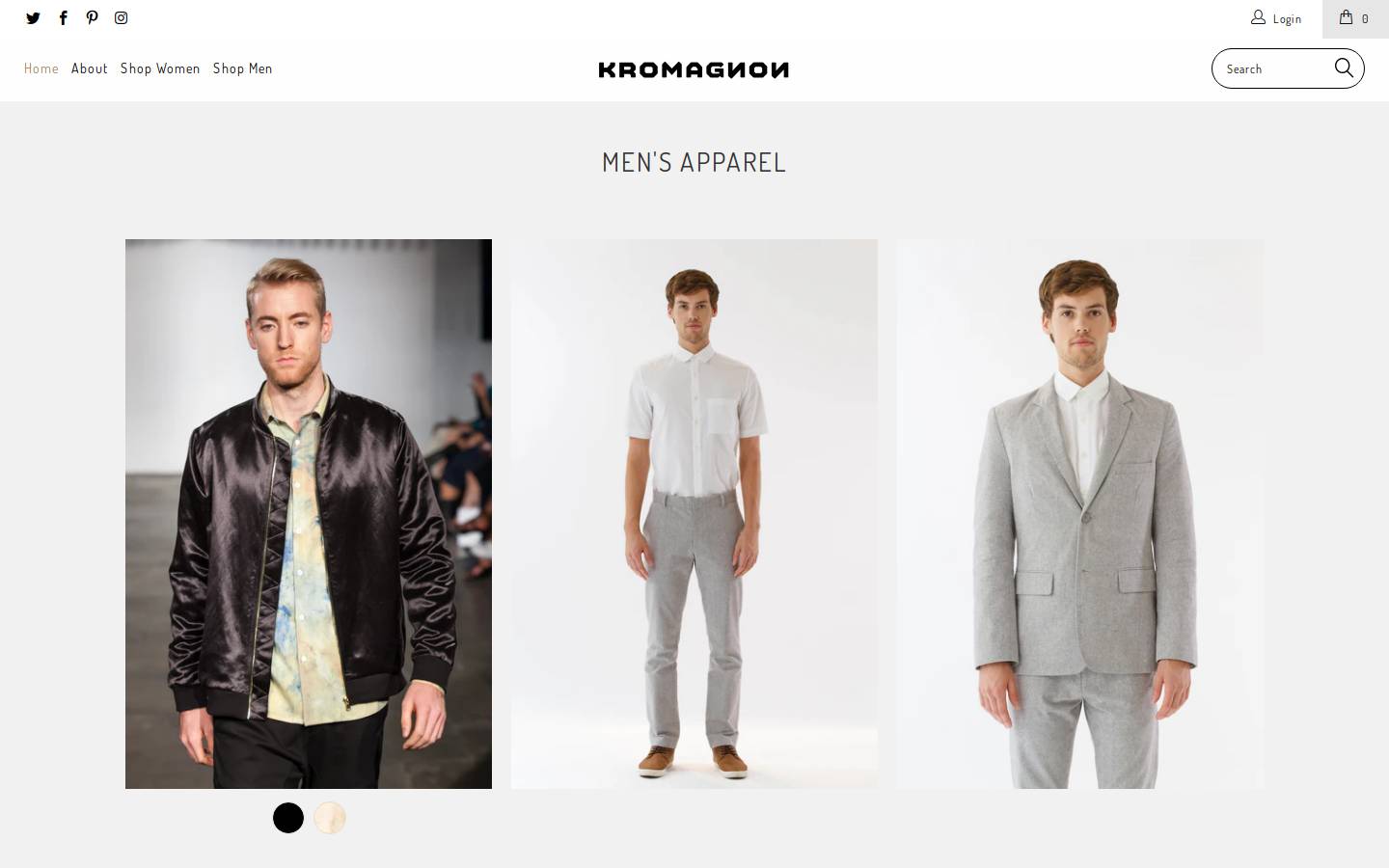 kromagnon.com homepage screenshot